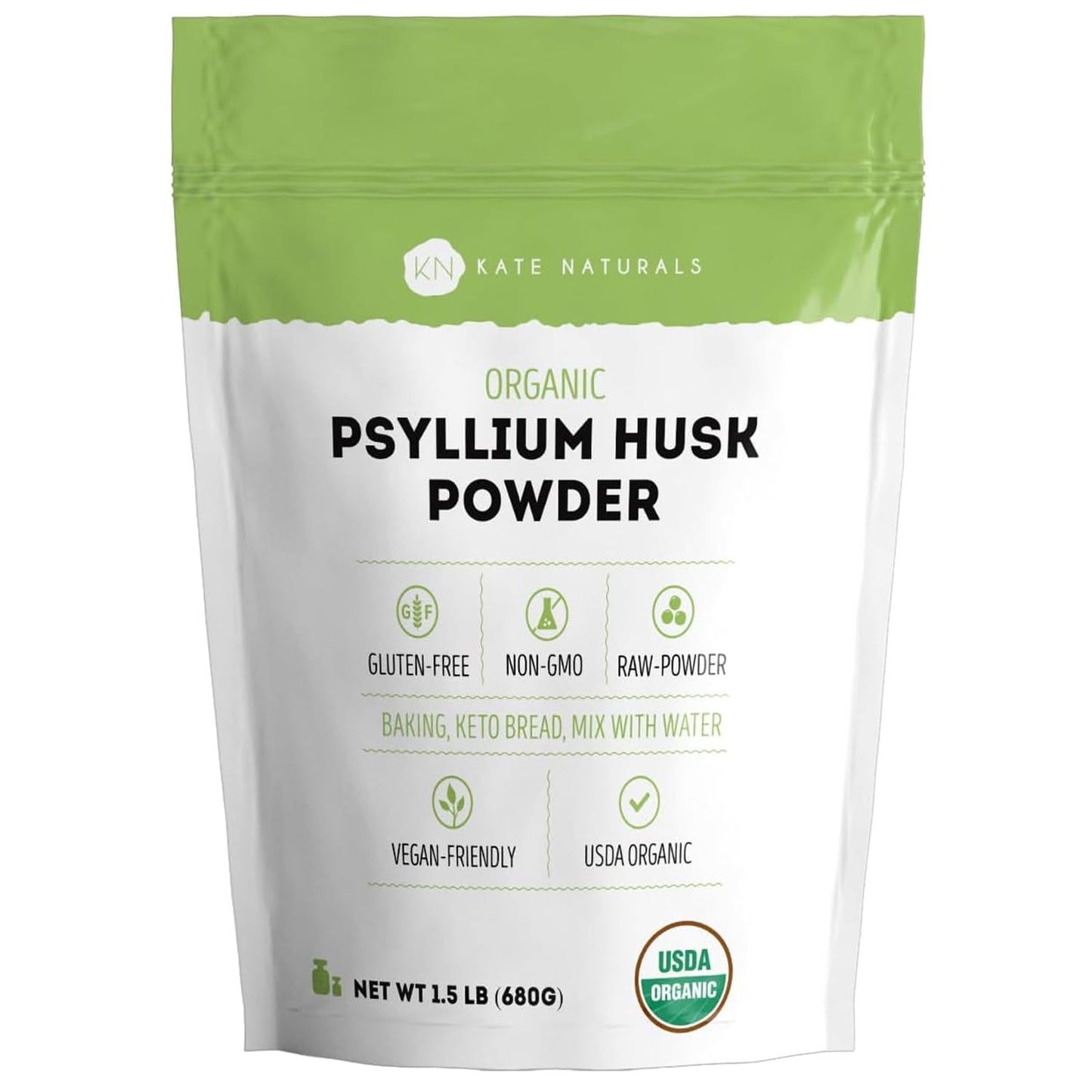 Kate Naturals Psyllium Husk Powder 24
