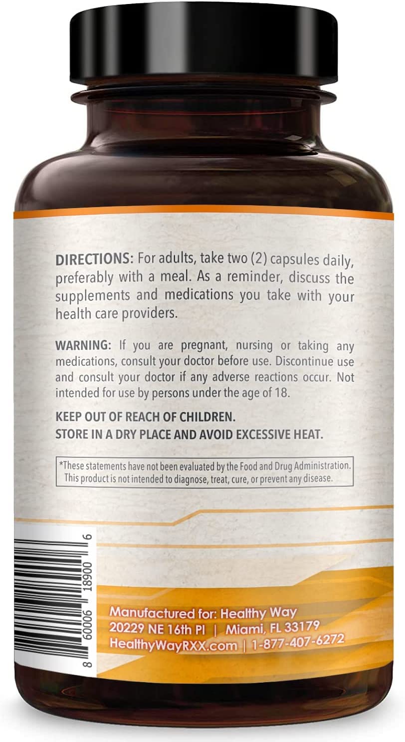 HealthyWayRx Coenzyme Q10 400mg Capsule, 200 Count