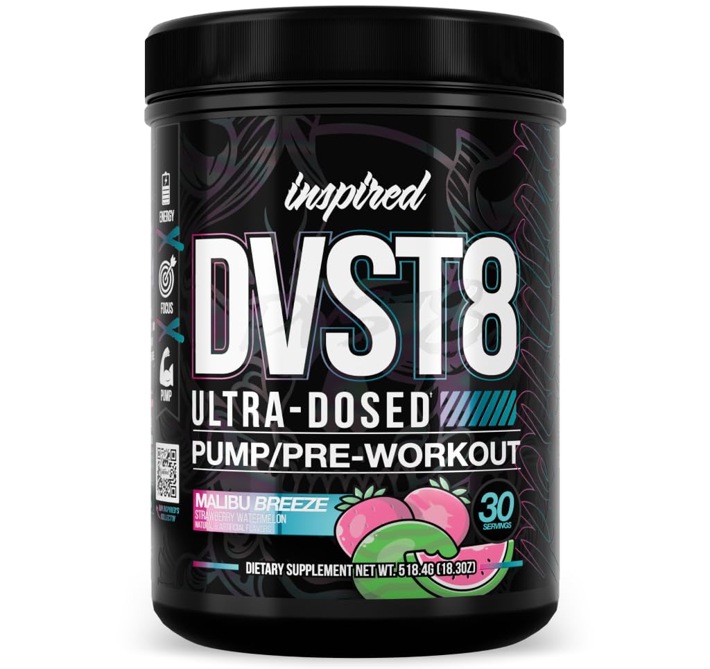 Inspired Nutraceuticals DVST8 25 Preworkout Powder 18.3