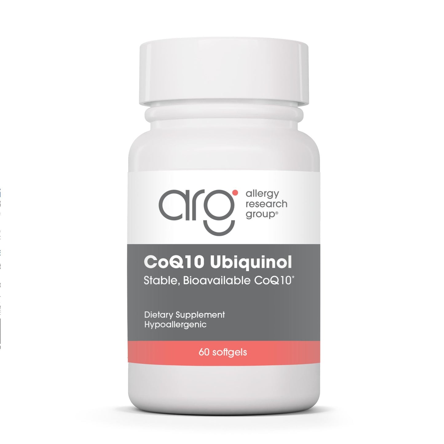 Allergy Research Group CoQ10 Ubiquinol 60 Vegetarian Capsules