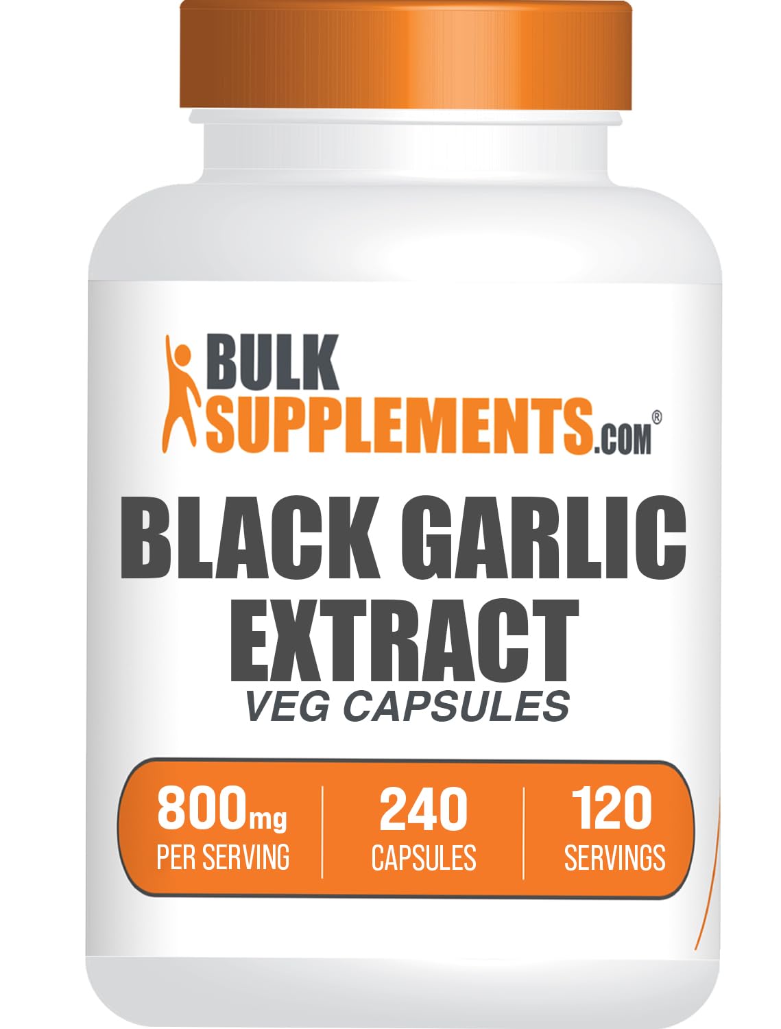 BulkSupplements Black Garlic Extract Capsules 240 Capsules