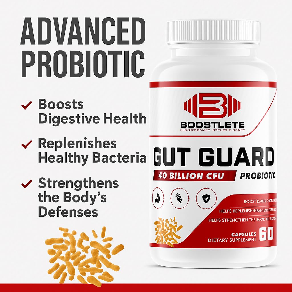 Boostlete GutGuard Probiotic Supplement 60 Capsules