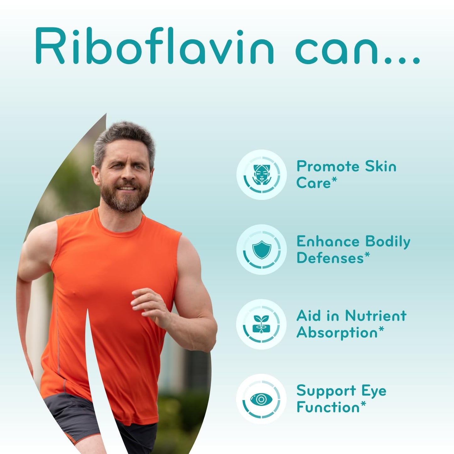Clear Formulas Vitamin B2 Riboflavin 400mg Capsules 120 Count