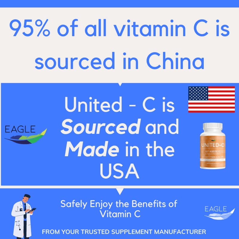 Eagle Vitamin C Capsules, 60 Count