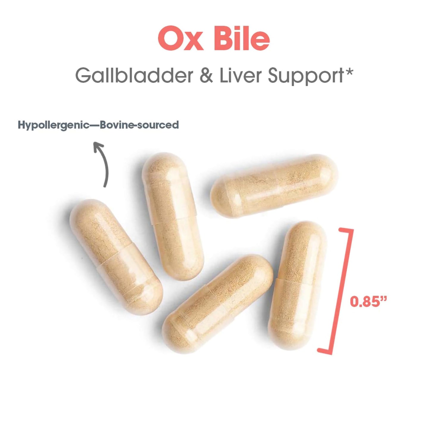 Allergy Research Group Oxbile 125mg Capsule 180 Capsules