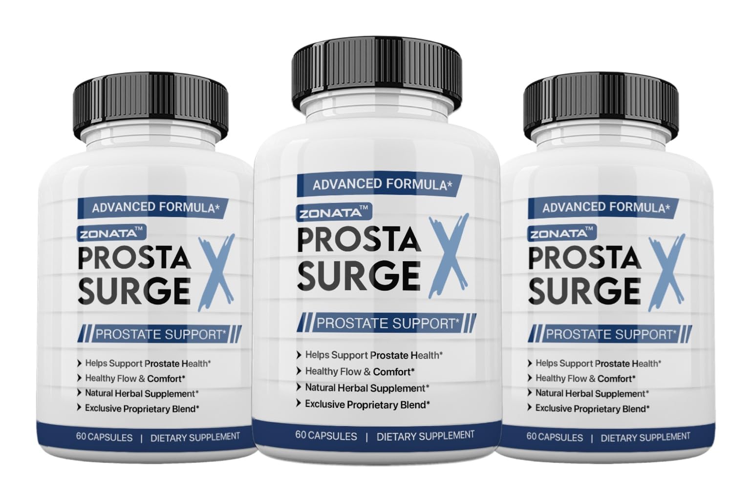 Zonata Prosta Surge X Prostate Support Supplement ProstaSurge X Male Support Capsules 180