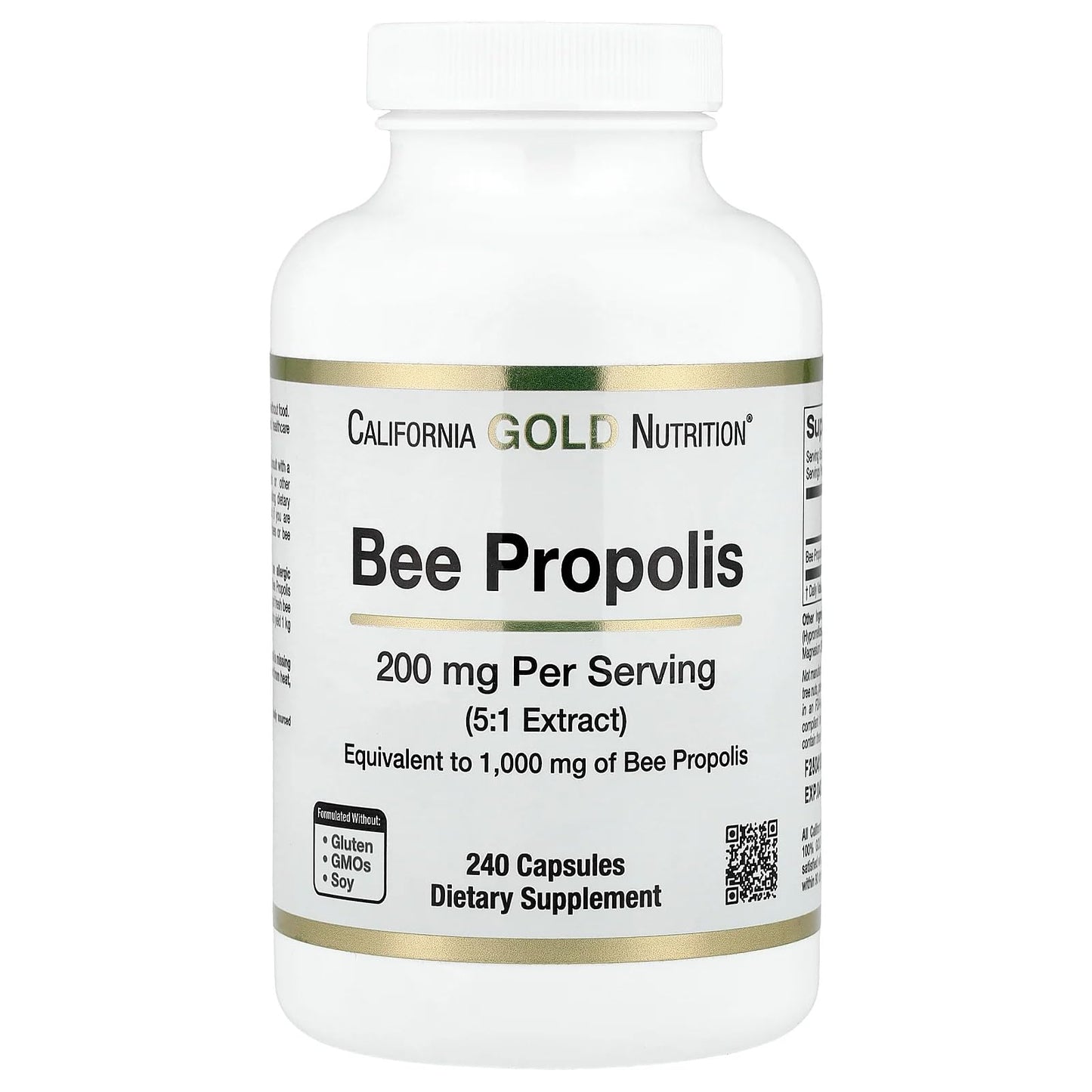 Lake Avenue Bee Propolis 1000 mg Capsule 240 Count