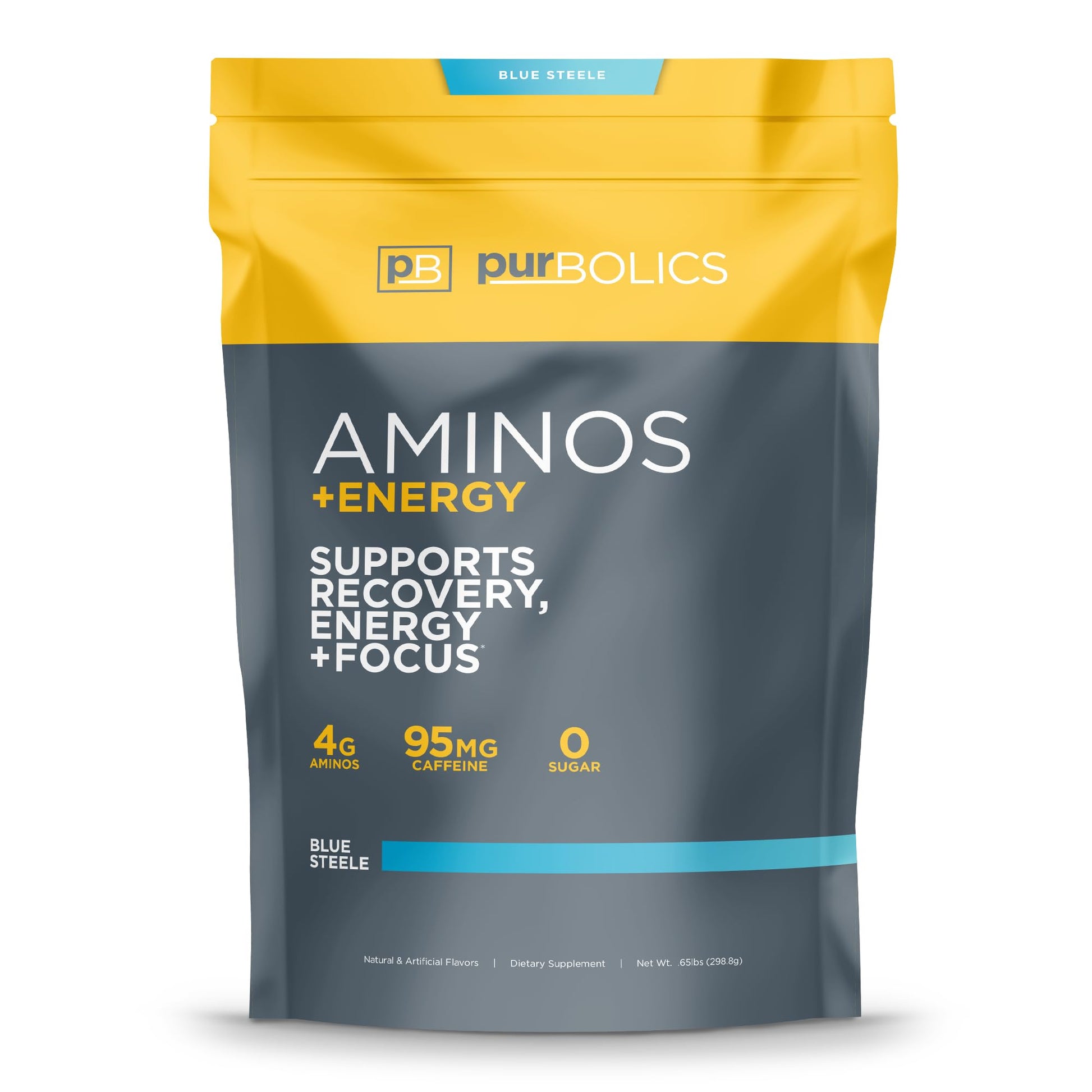 Purbolics Aminos + Energy Powder, 60 Servings
