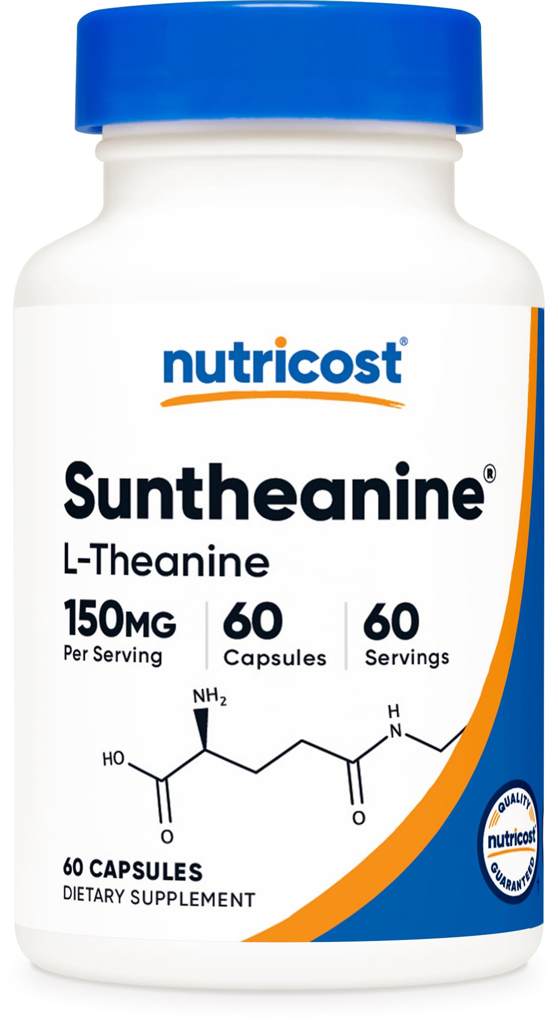 Nutricost Suntheanine L-Theanine 150mg Capsules, 60 Count