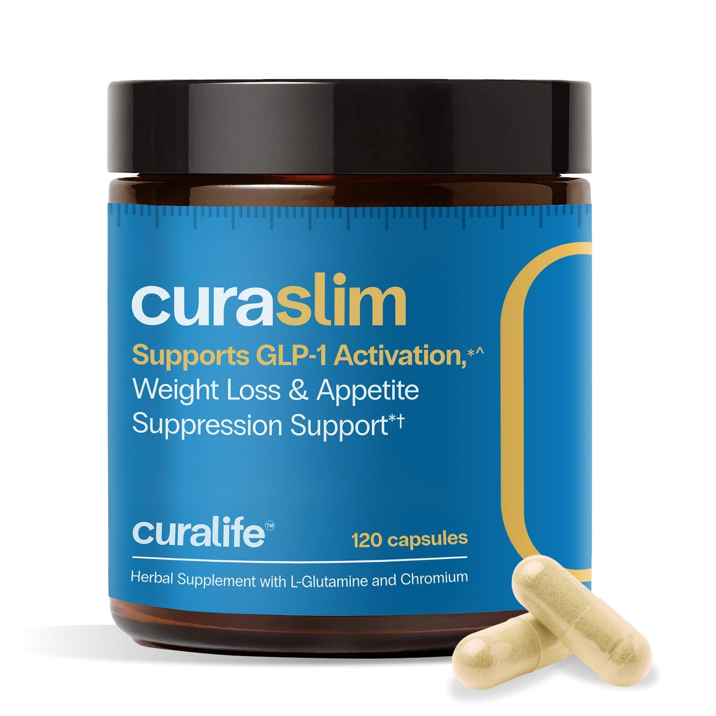 CuraLife Curaslim GLP-1 Weight Loss Support Capsule 120 Count