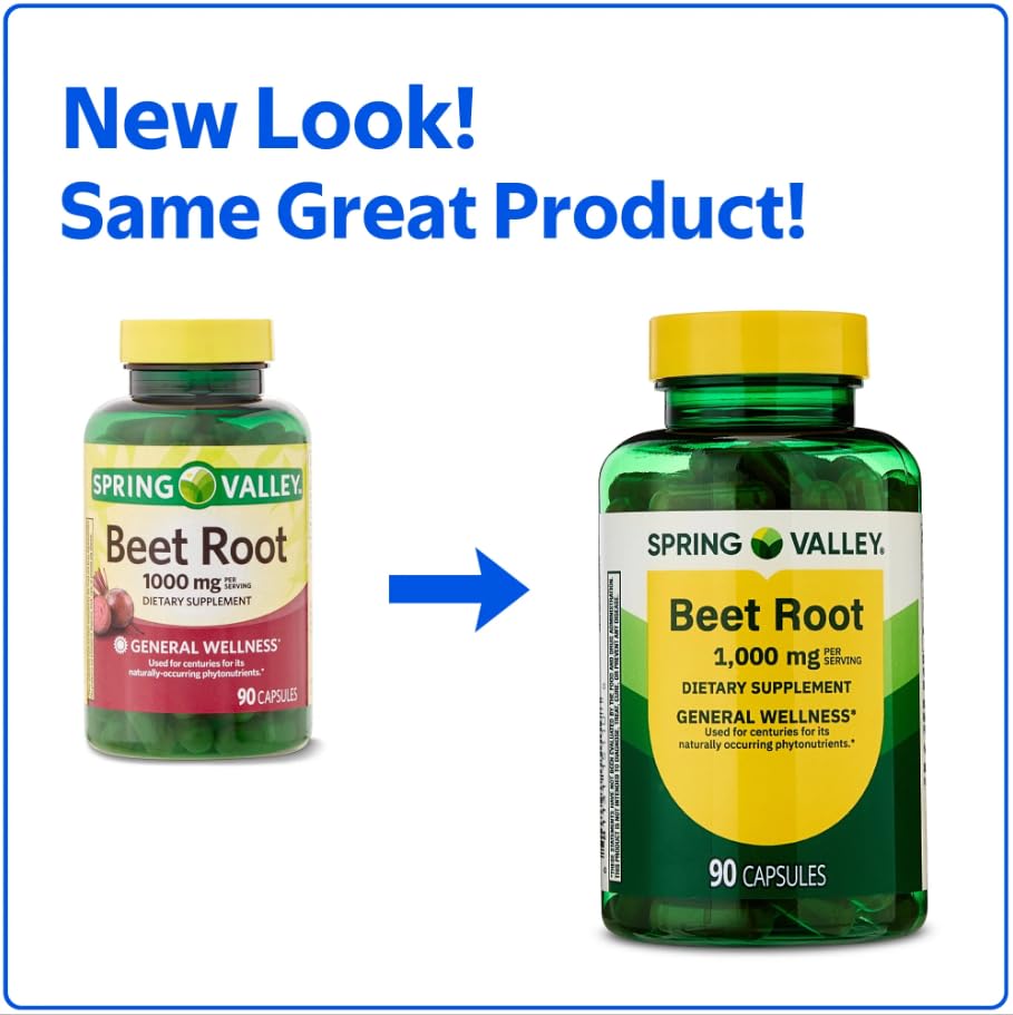 Generic Spring Valley Beet Root Capsule, 90 Count
