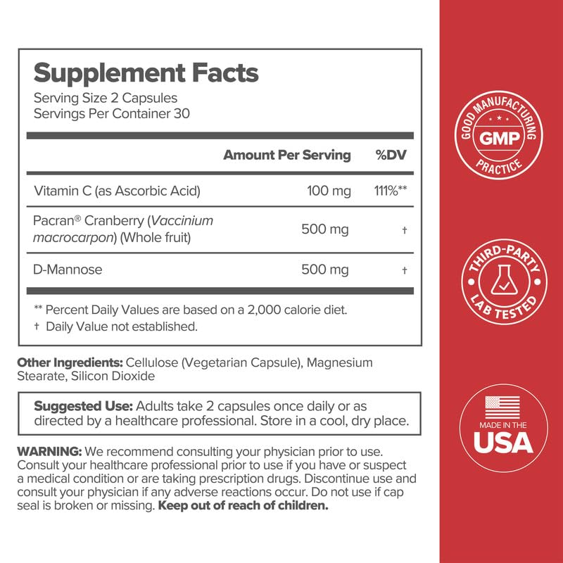 O Positiv URO Urinary Tract Health Supplement for Women Capsules 120