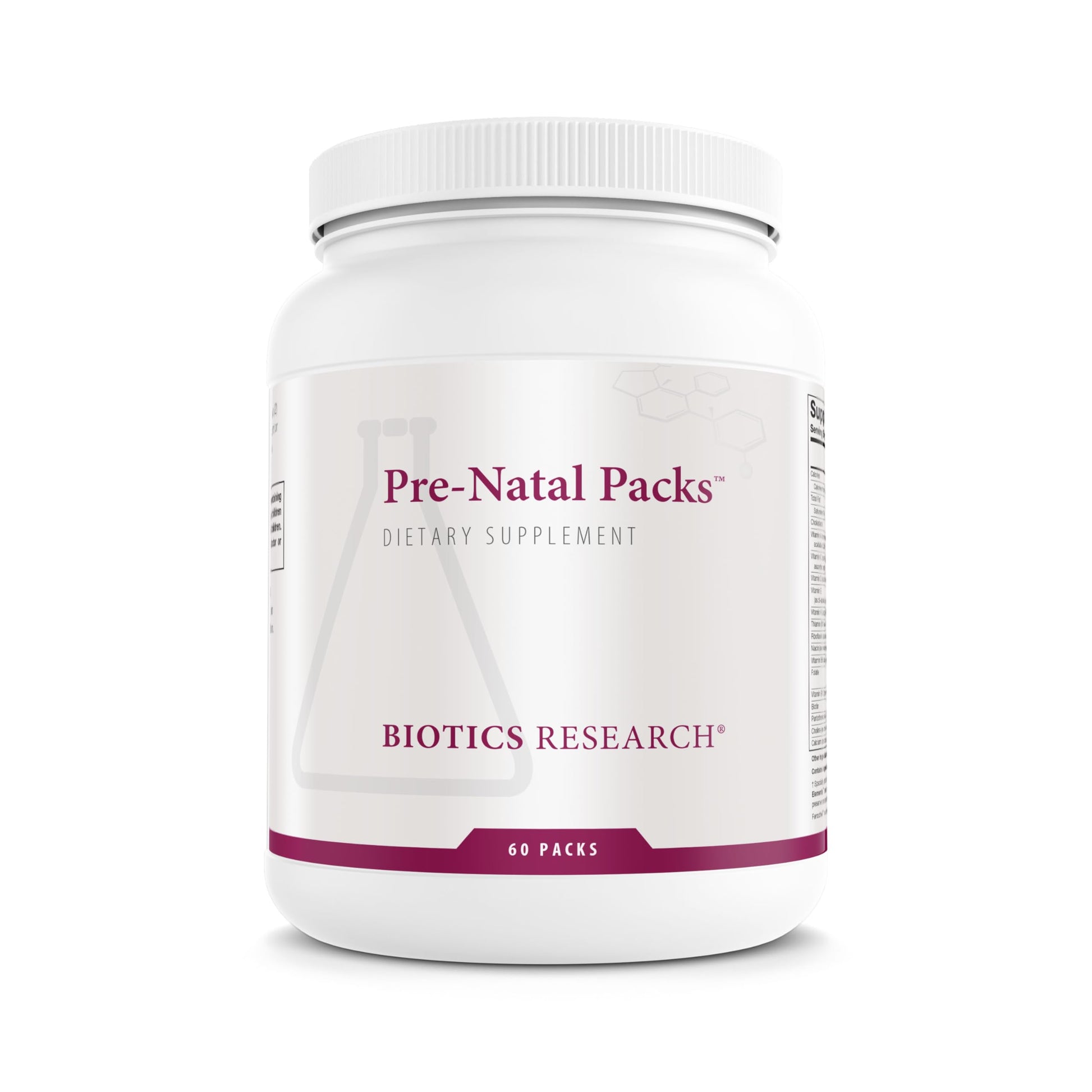 Biotics Research Pre Natal Packs Pre Natal Nutrition Support, Post Natal Formula Capsules, 60 Capsules
