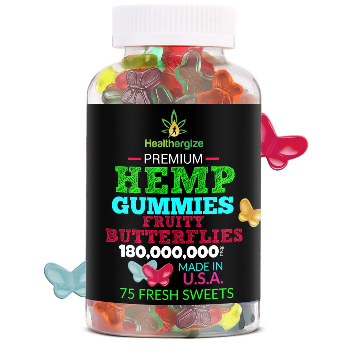 Healthergize Hemp Gummies Gummy 225 Gummies