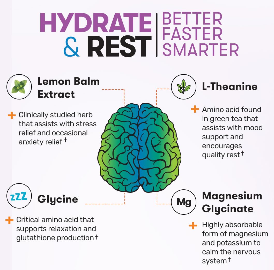 Great Naturally Relax+ Magnesium Glycinate Electrolyte Powder 4.37 Ounce