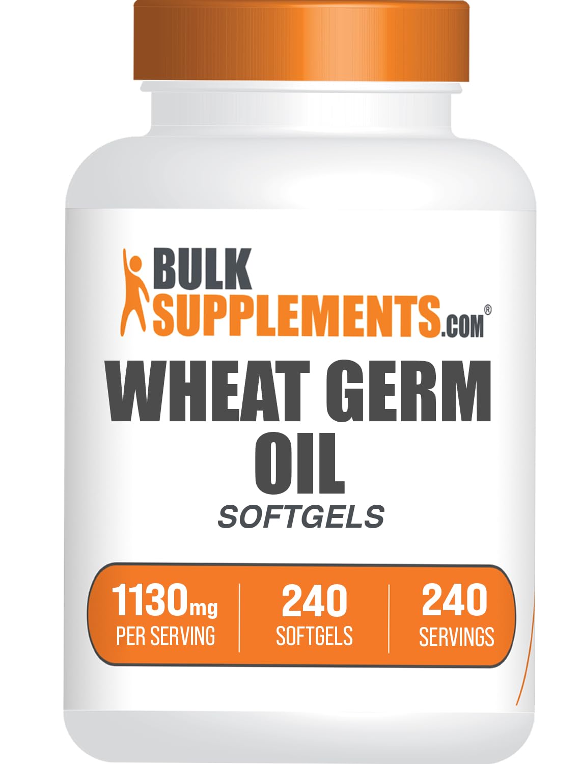 BulkSupplements Wheat Germ Oil Softgel 240 Softgels
