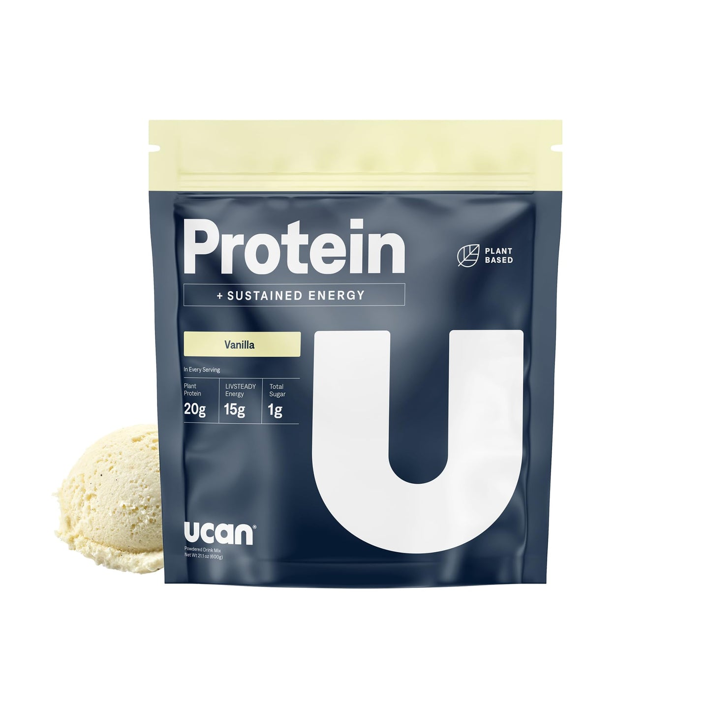 UCAN Energy + Plant Protein Powder, 21 Servings