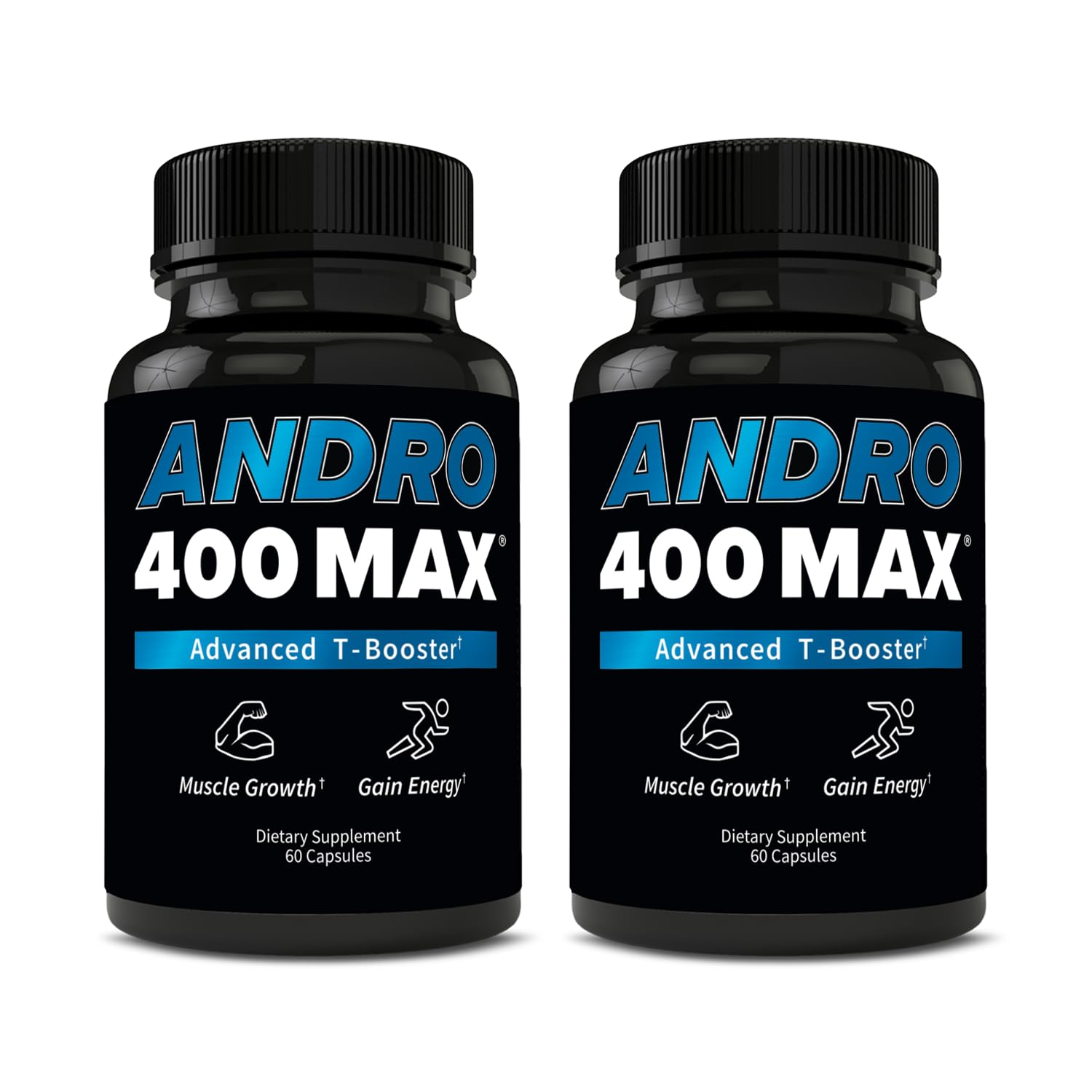 Andro400 Max Advanced T-Support & Nitric Oxide Booster Capsules 120