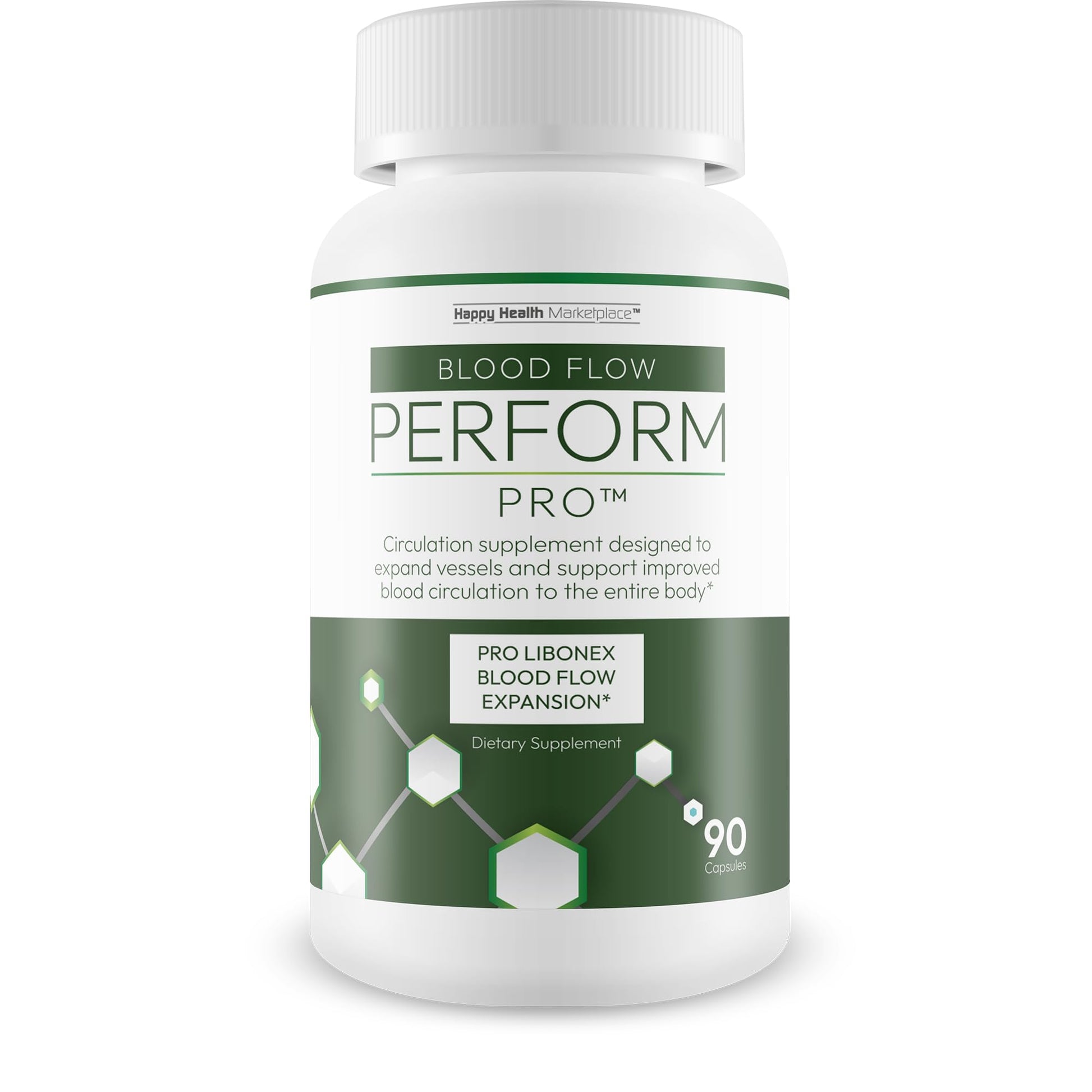 Happy Health Marketplace Perform Pro Blood Flow Booster - Capsule, 90 Count
