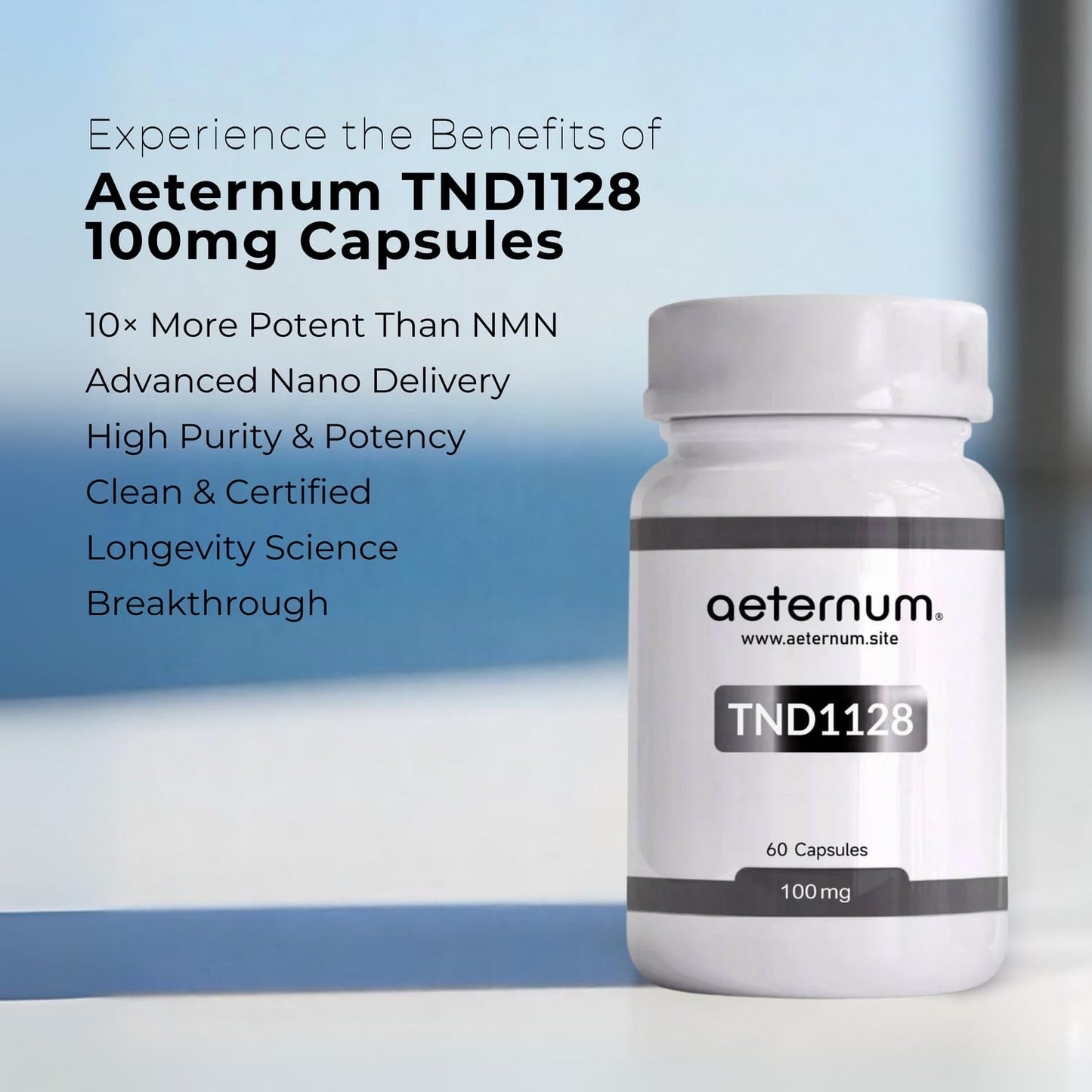 aeternum TND1128 100mg Capsules 60 Capsules