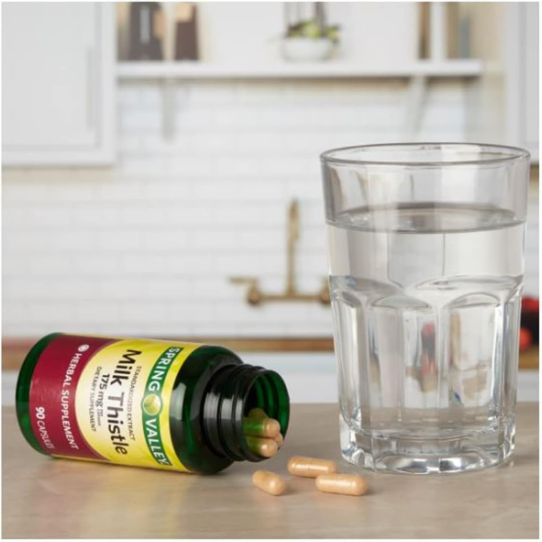 BASKETGOODS Milk Thistle Capsules 90 Count