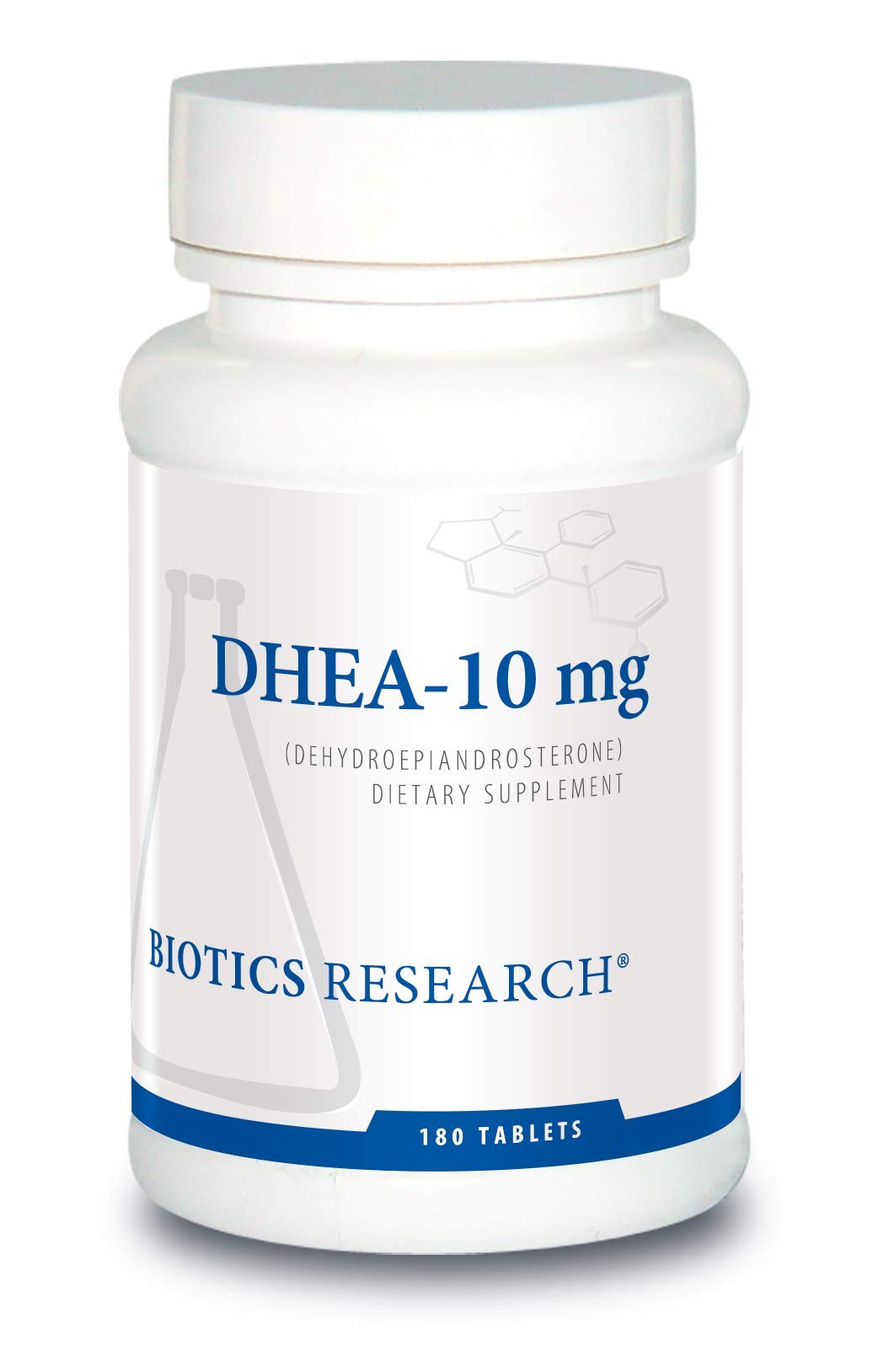 BIOTICS RESEARCH DHEA 10 Milligram Tablet, 180 Tablets