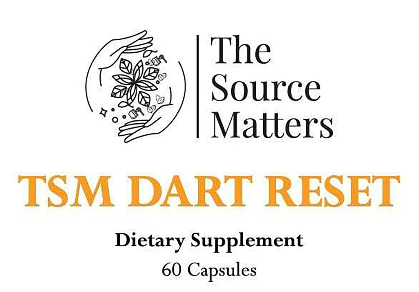 THE SOURCE MATTERS Dart Reset Dietary Supplement Capsule 60 Count