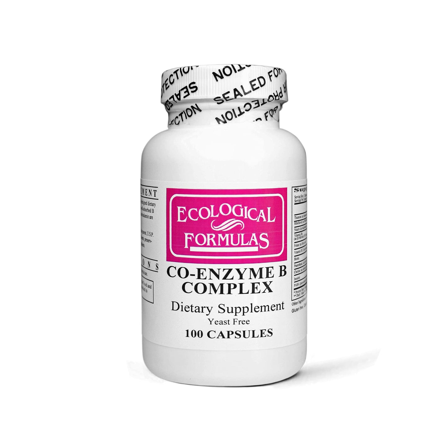 Ecological Formulas Co-Enzyme B Complex Capsules 100 Count