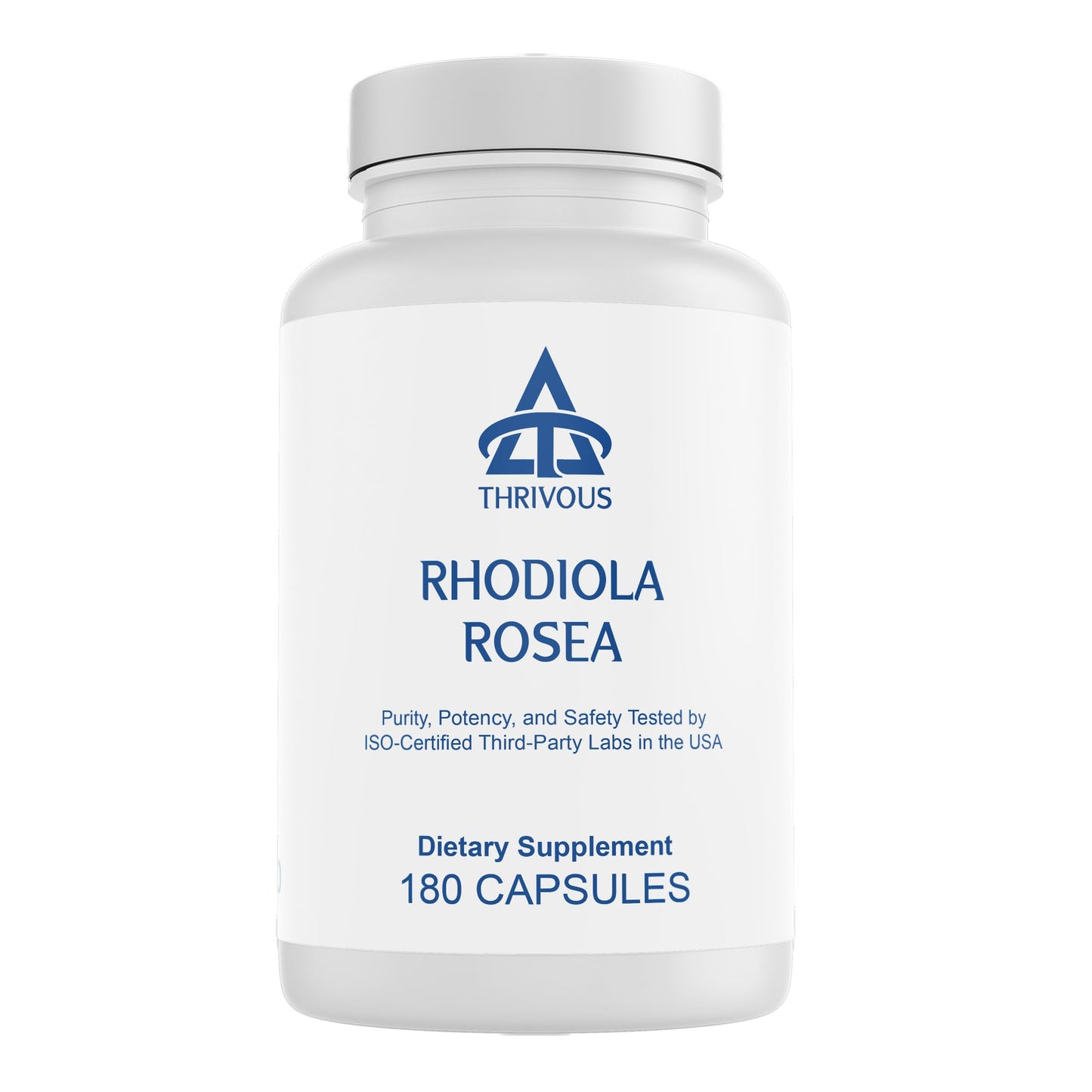 Thrivous Rhodiola Rosea Root Extract Dietary Supplement 340 mg, 180 Capsules