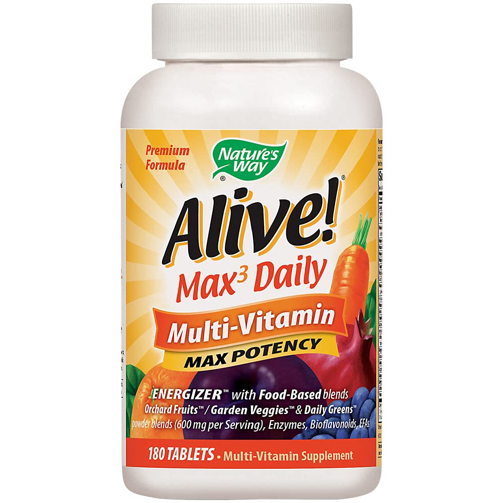 Nature's Way Alive With Iron Tablets, 180 Tablets