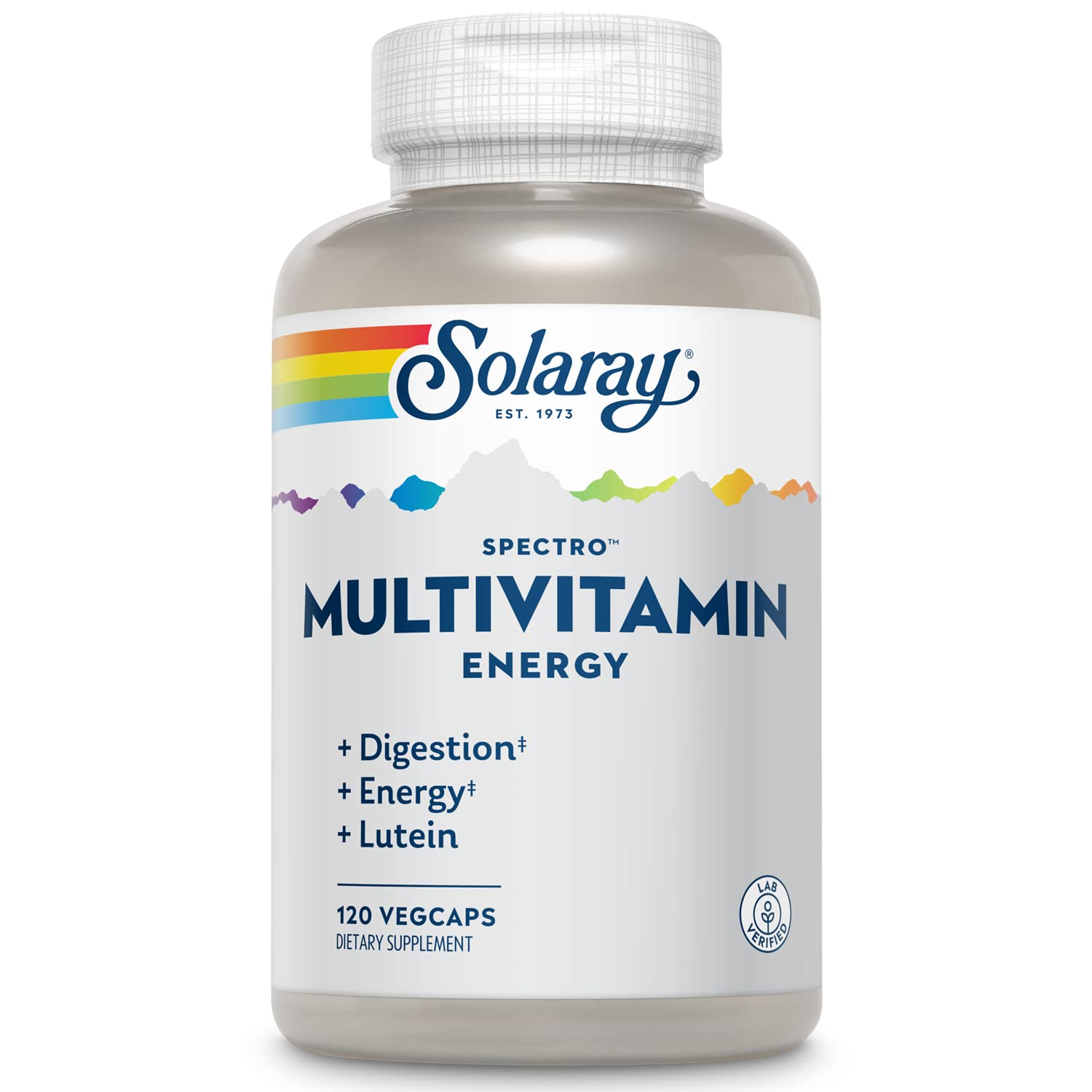 SOLARAY Spectro Energy Multivitamin for Women and Men 120 VegCaps