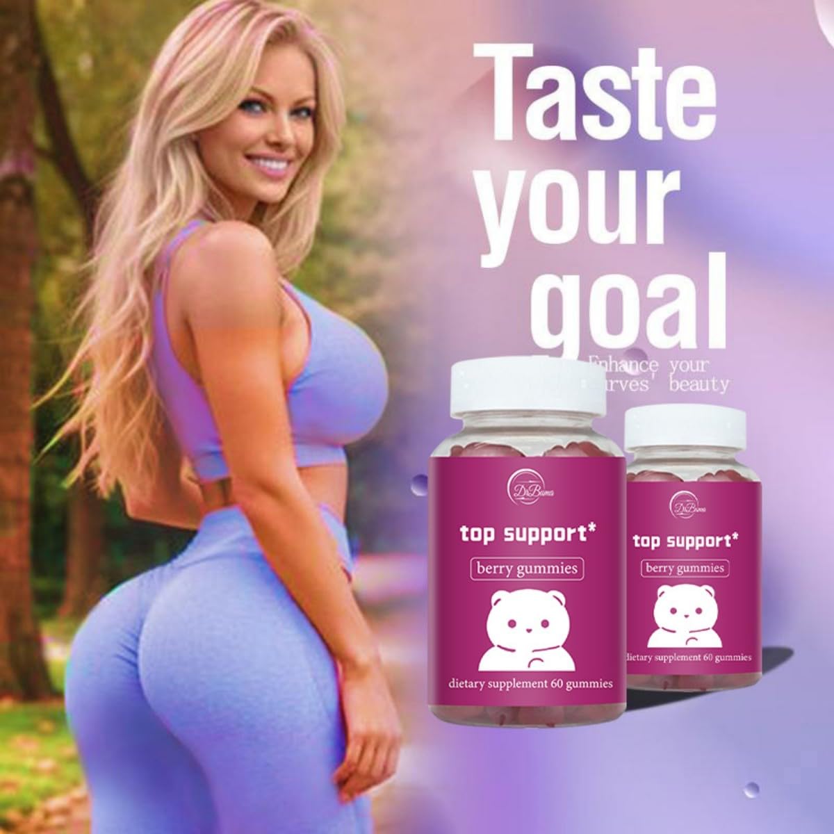 DrBuma Top Support Gummies for Women Gummy, 60 Gummies