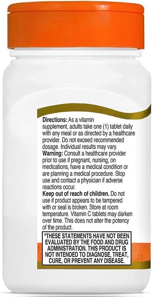 SMART MONKEY TECHNOLOGIES 21st Century Vitamin C with Rose Hips, 500 mg, 110 Tablets