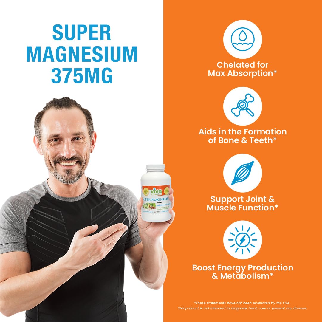Viva Vitamins Super Magnesium 250 Tablets