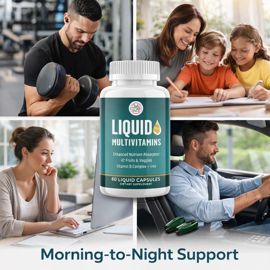 Grab The Gold Liquid Womens Multivitamin 60 Capsules