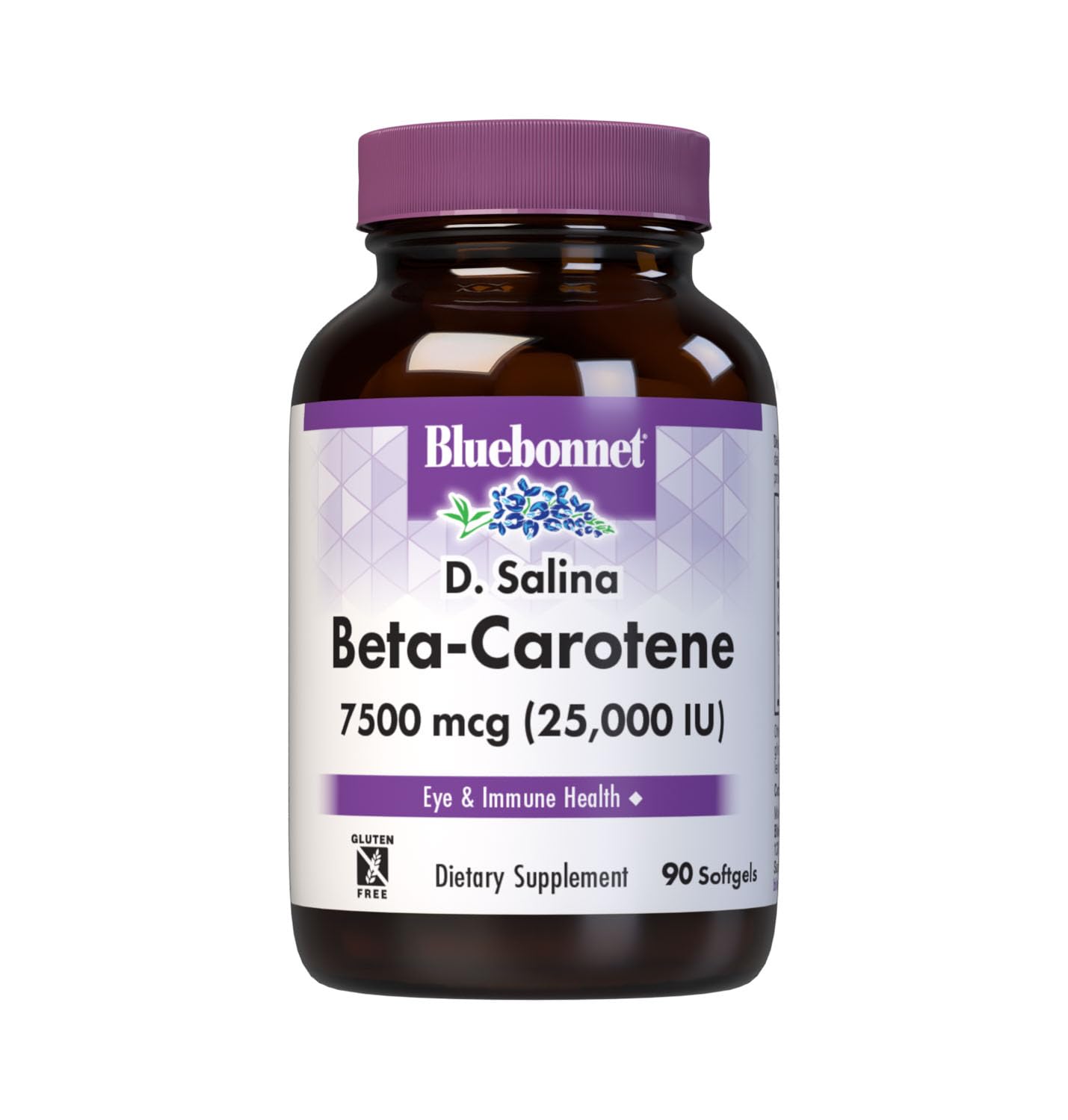 BlueBonnet Mixed Beta-Carotene 25,000 IU Capsule, 90 Count