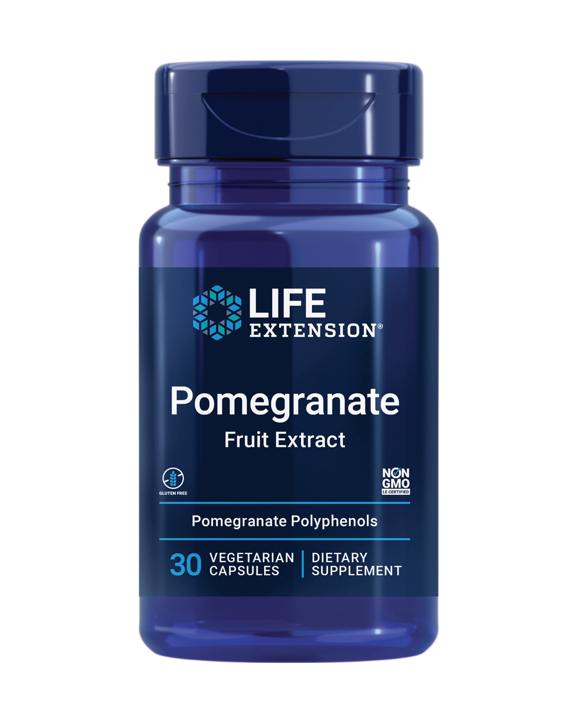 Life Extension Pomegranate Fruit Extract 500 mg, 30 Capsules