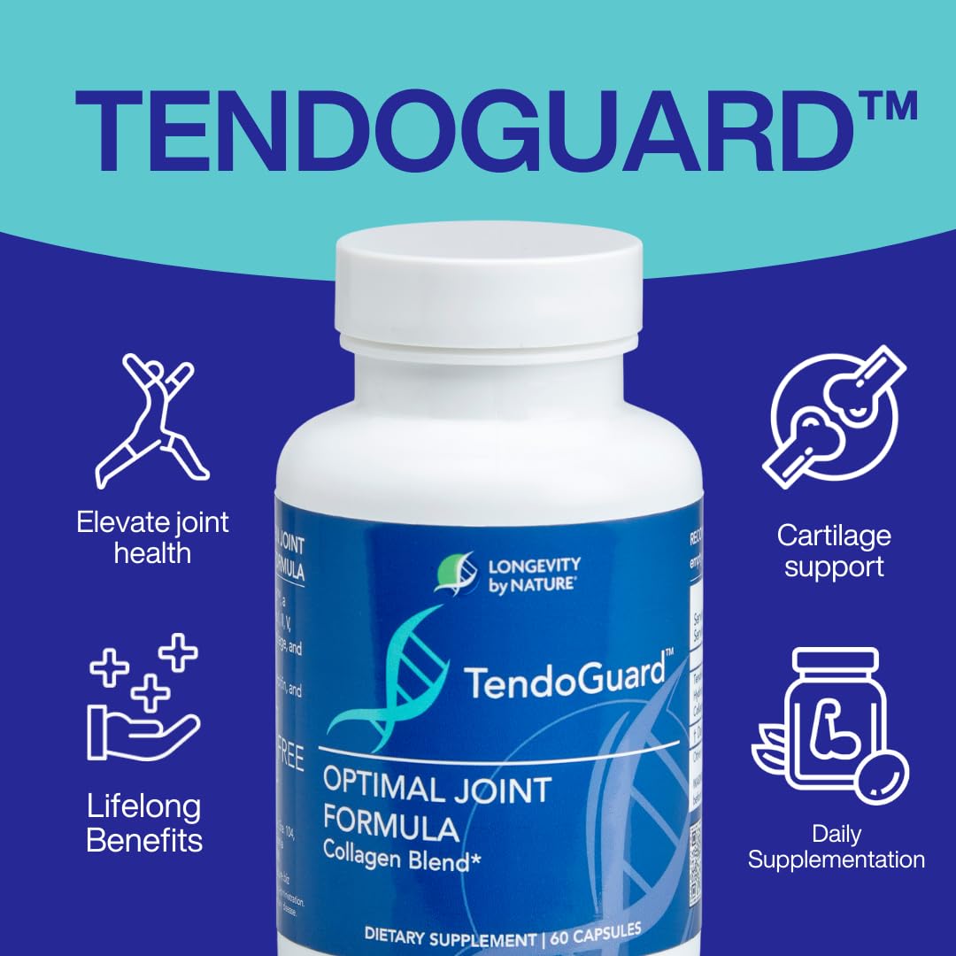 Longevity by Nature TendoGuard Joint Support Supplement Capsule, 60 Capsules