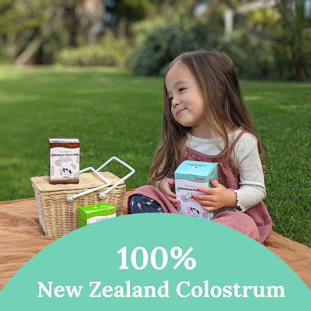 Hi Well Pure & Natural New Zealand Grass-Fed Colostrum Powder 30 Sticks