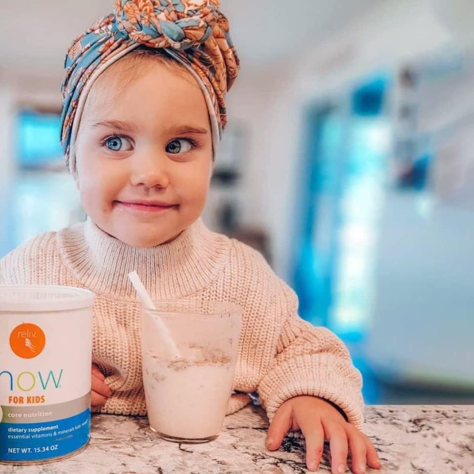 RELIV Now for Kids Chocolate Nutritional Shake Powder 15.34 oz