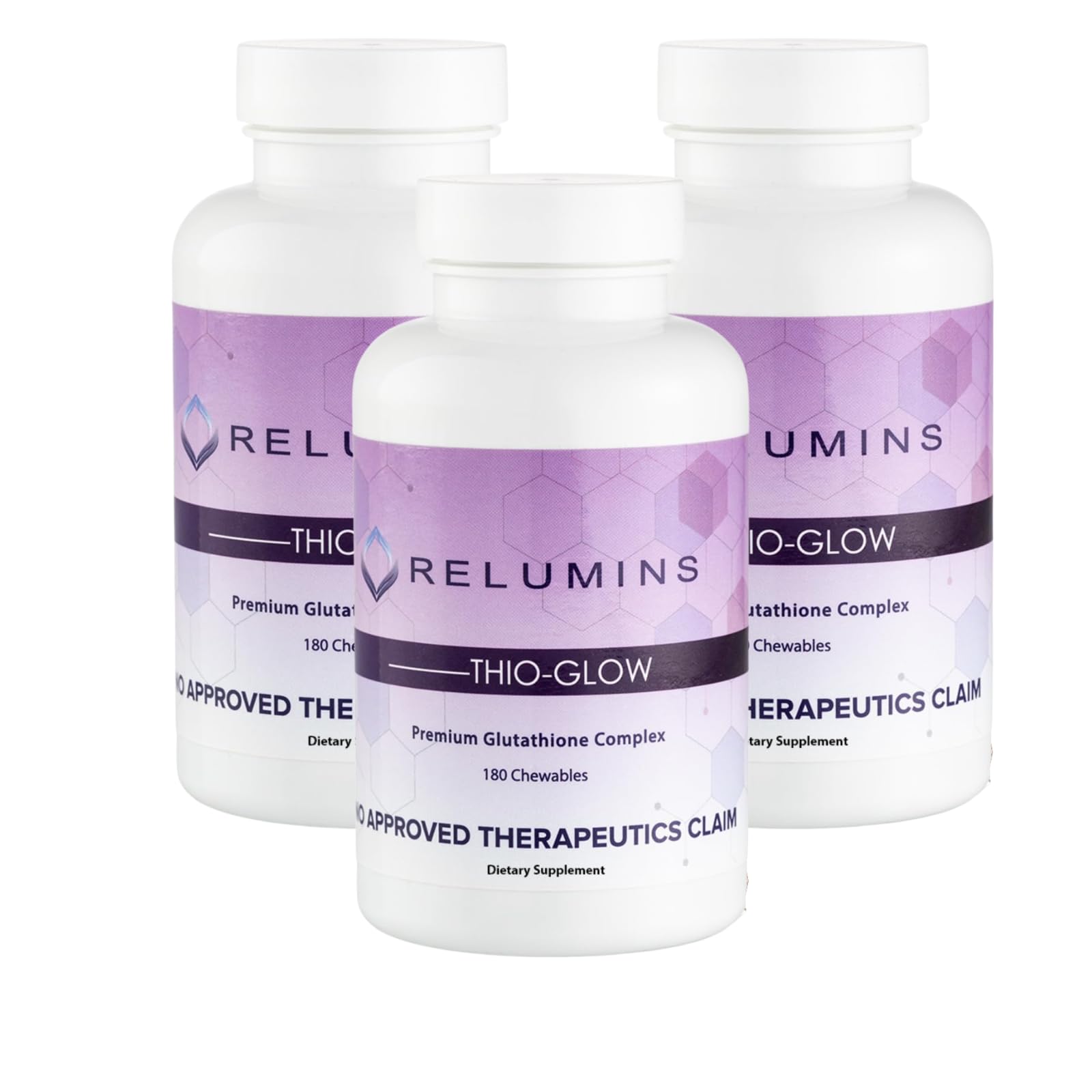 Relumins Thio-Glow Glutathione Complex Chewables 540 Count