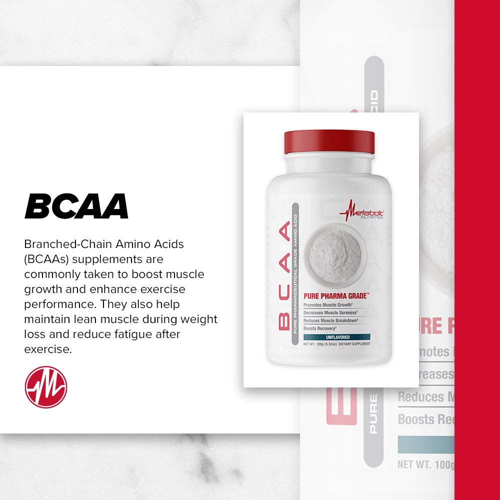 Metabolic Nutrition BCAA Powder 3.5 oz
