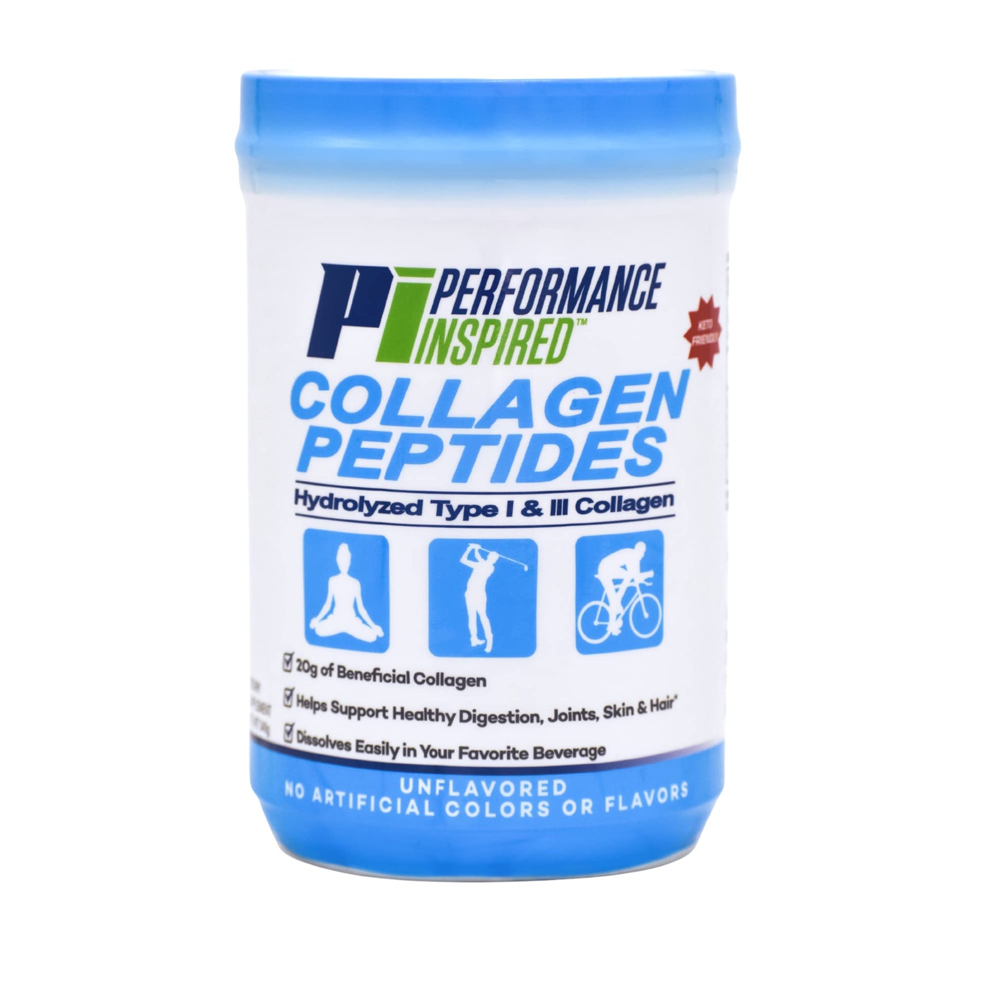 PERFORMANCE INSPIRED Hydrolyzed Collagen Peptides Powder, 11.99 oz