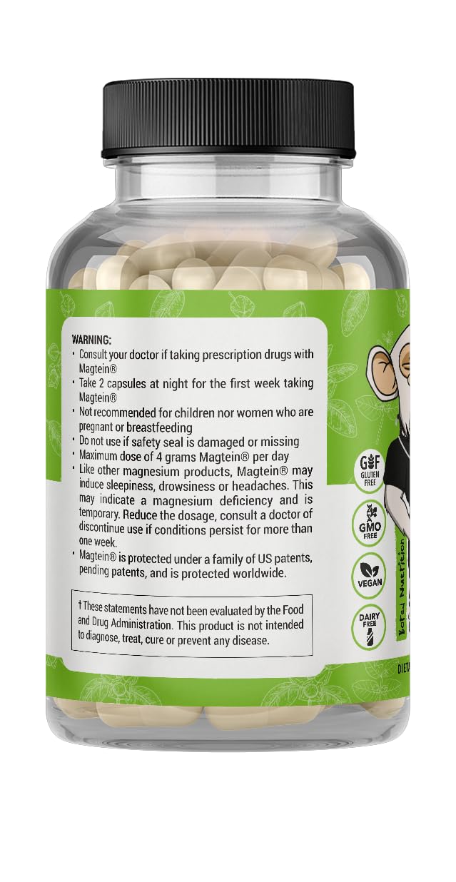 GINSPIRE NUTRITION M2K Magtein Magnesium L-threonate & Ashwagandha Supplement Capsule, 1 Count