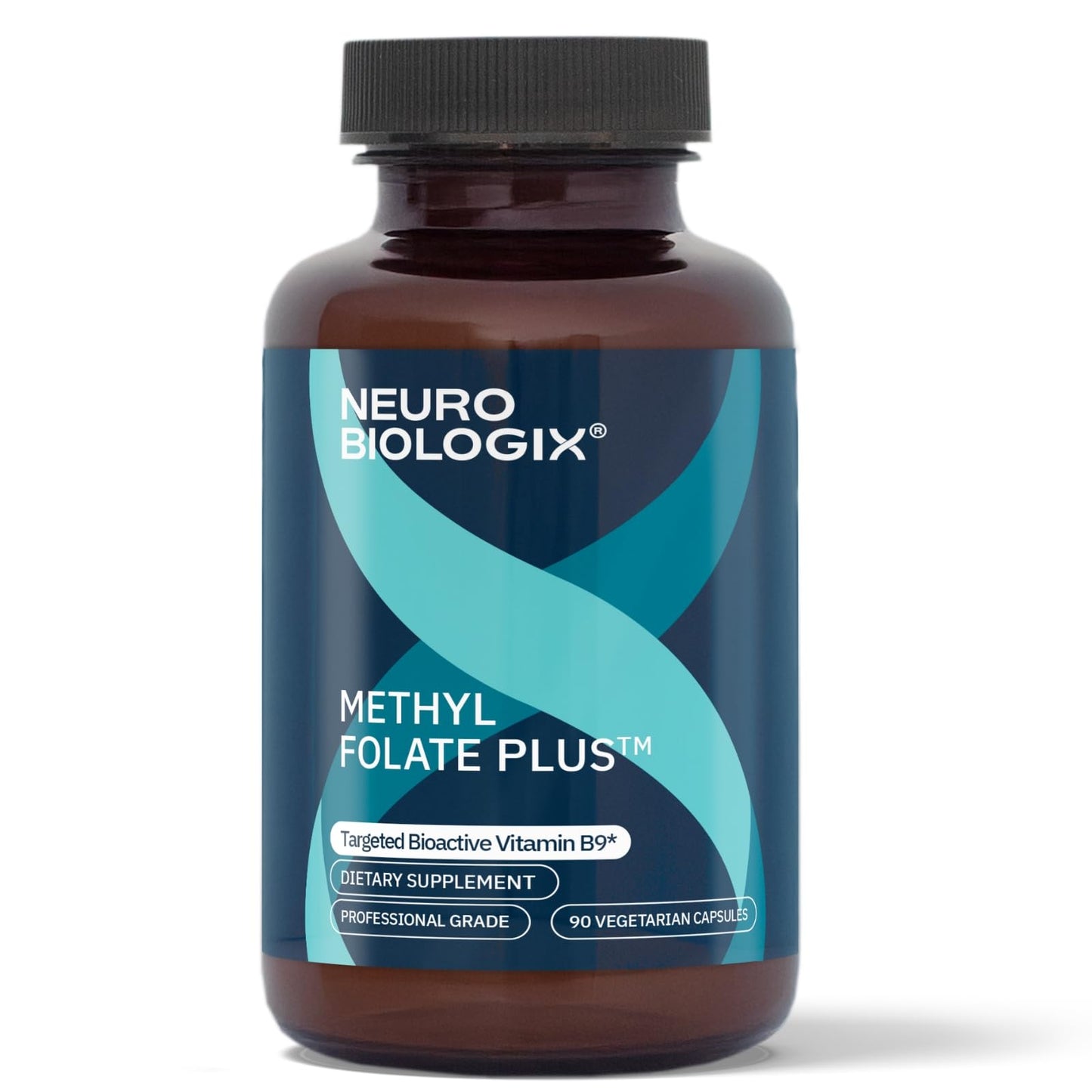 Neurobiologix Methyl Folate Plus Advanced Blend of L-5 Methylfolate, Folinic Acid & B Vitamins, 90 Capsules