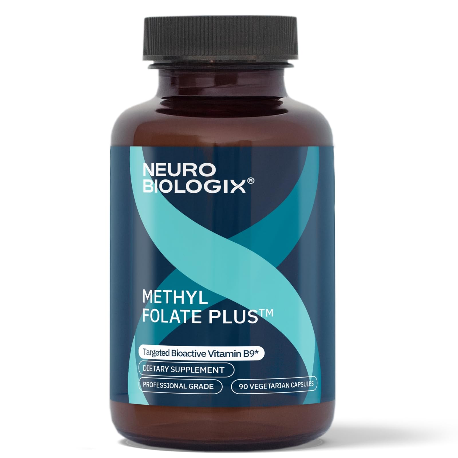 Neurobiologix Methyl Folate Plus Advanced Blend of L-5 Methylfolate, Folinic Acid & B Vitamins, 90 Capsules