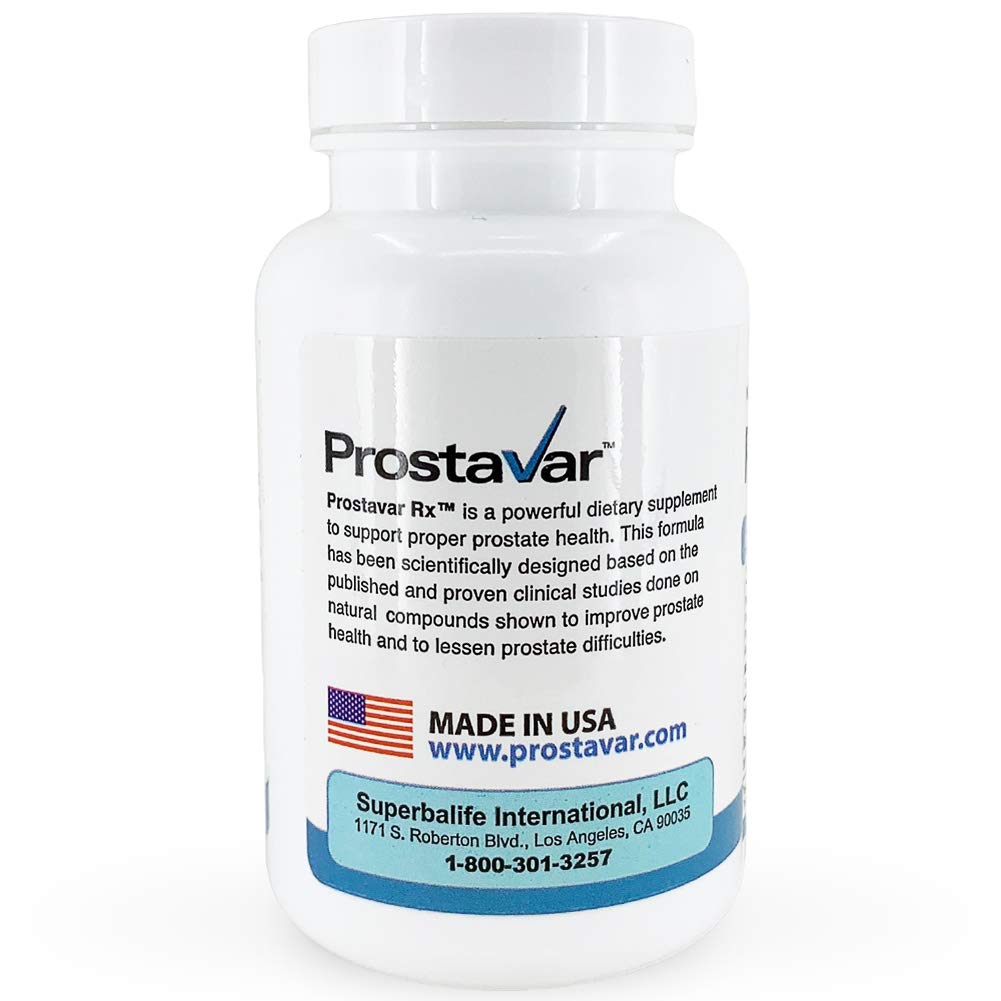Prostavar Prostate Support with Saw Palmetto 605mg Capsules, 90 Count