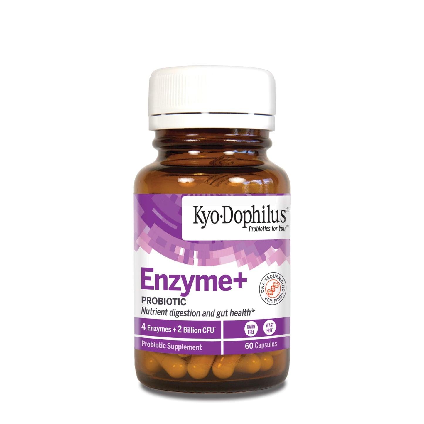 Kyolic Kyo-Dophilus W/Enzymes (Heat Stable Probiotic) 60 Capsules