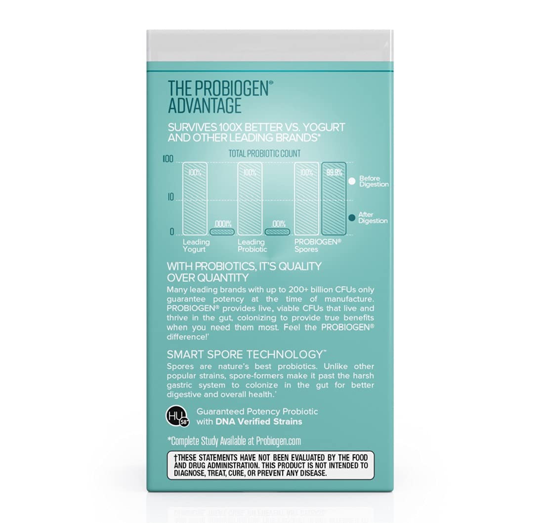 Probiogen Stress & Mood Balance Probiotic Ashwagandha Supplement Capsules 120