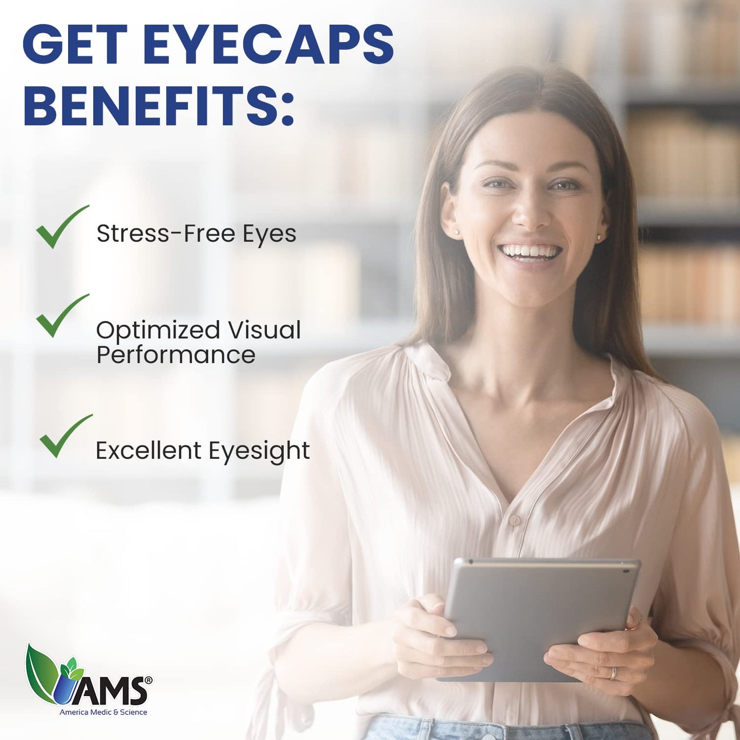 America Medic & Science EyeCaps Caplets 30 Count
